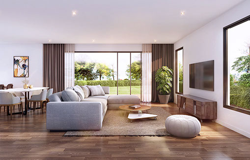 Knox Garden living space